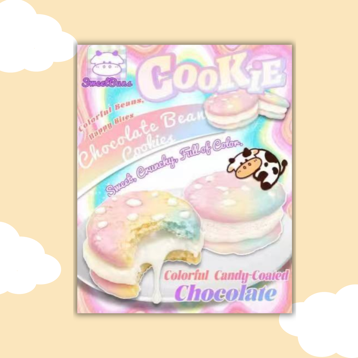 SweetBuns Tie-Dye Ice Cream Sandwich