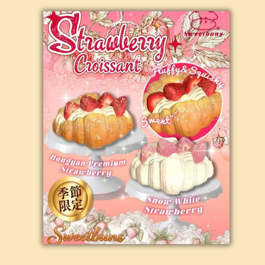 SweetBuns Strawberry Croissant