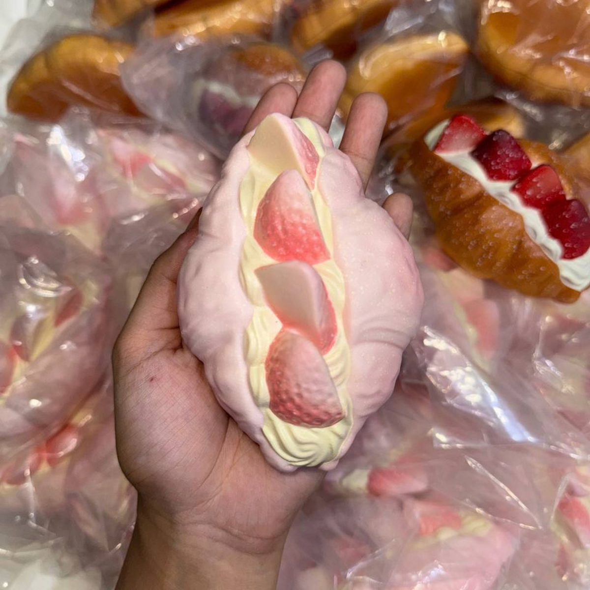 SweetBuns Strawberry Croissant