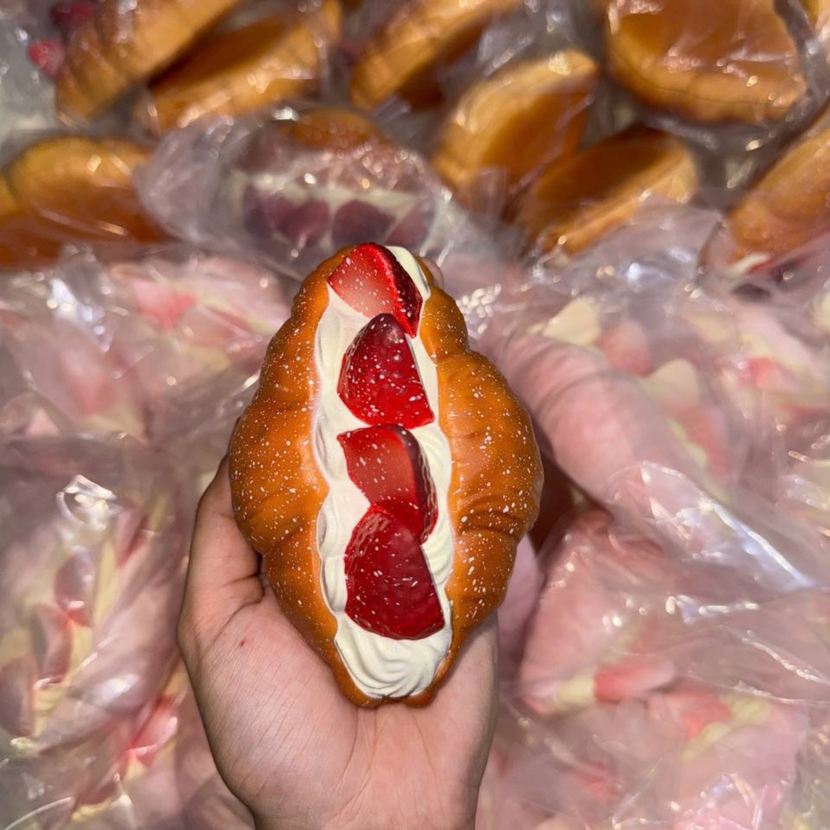 SweetBuns Strawberry Croissant